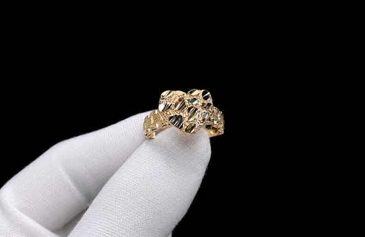 Heart nugget 3.0 ring